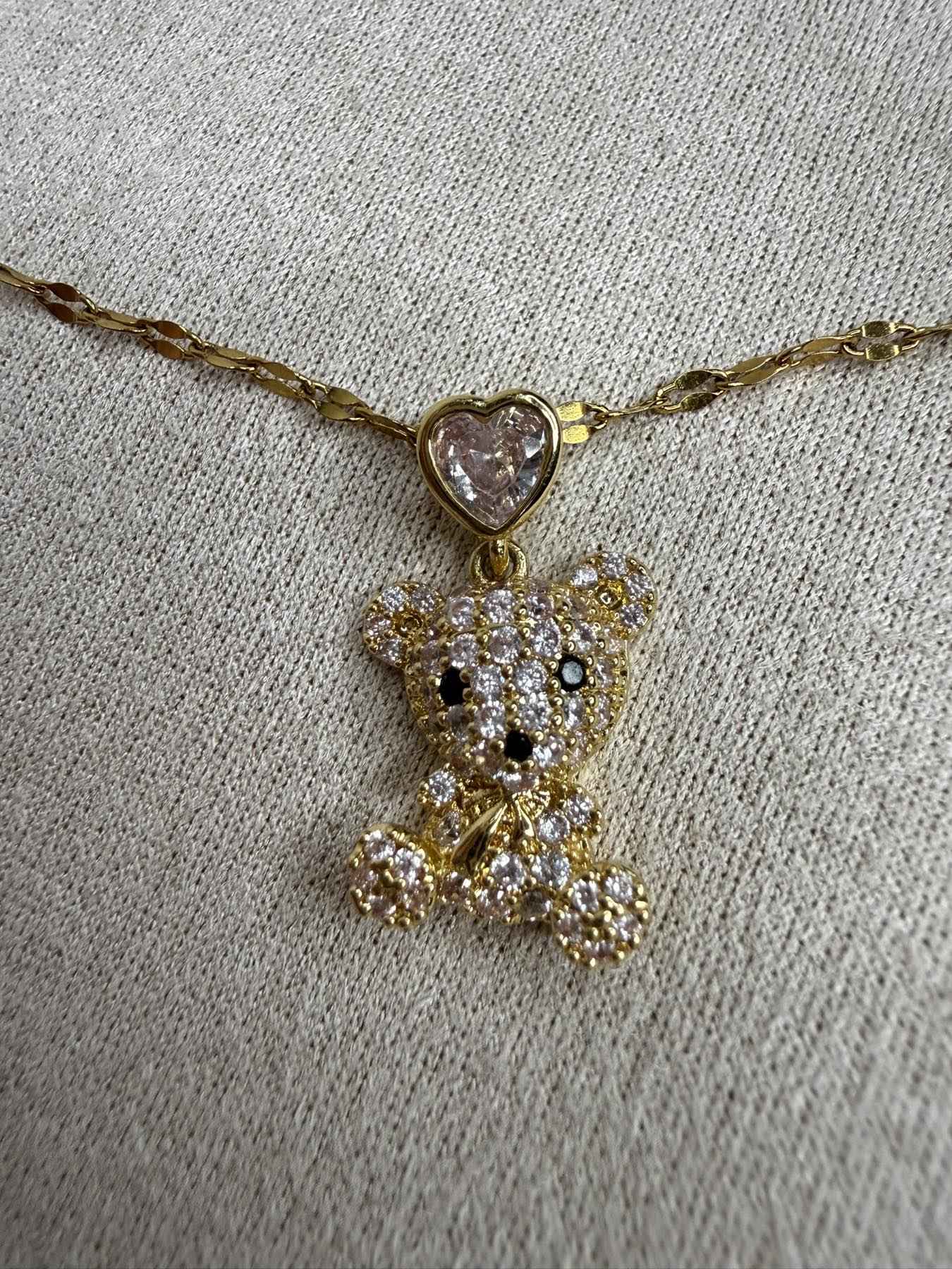 Gold Sparkle Bear