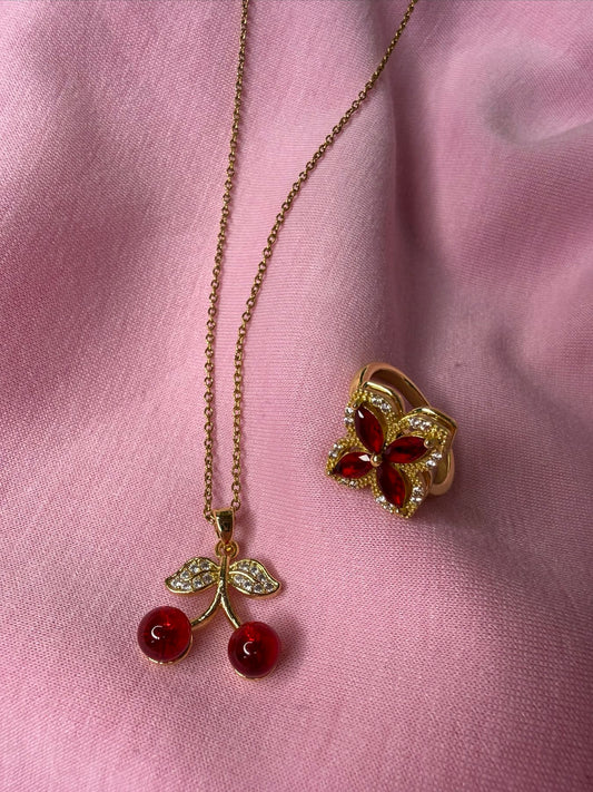 Cherry Glow Necklace