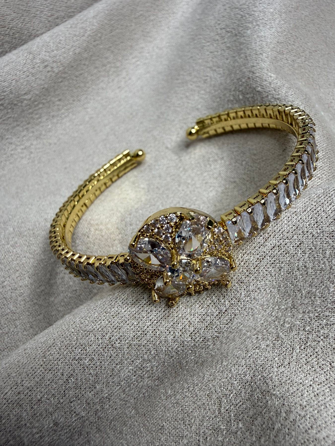 Crown Gold Bracelet