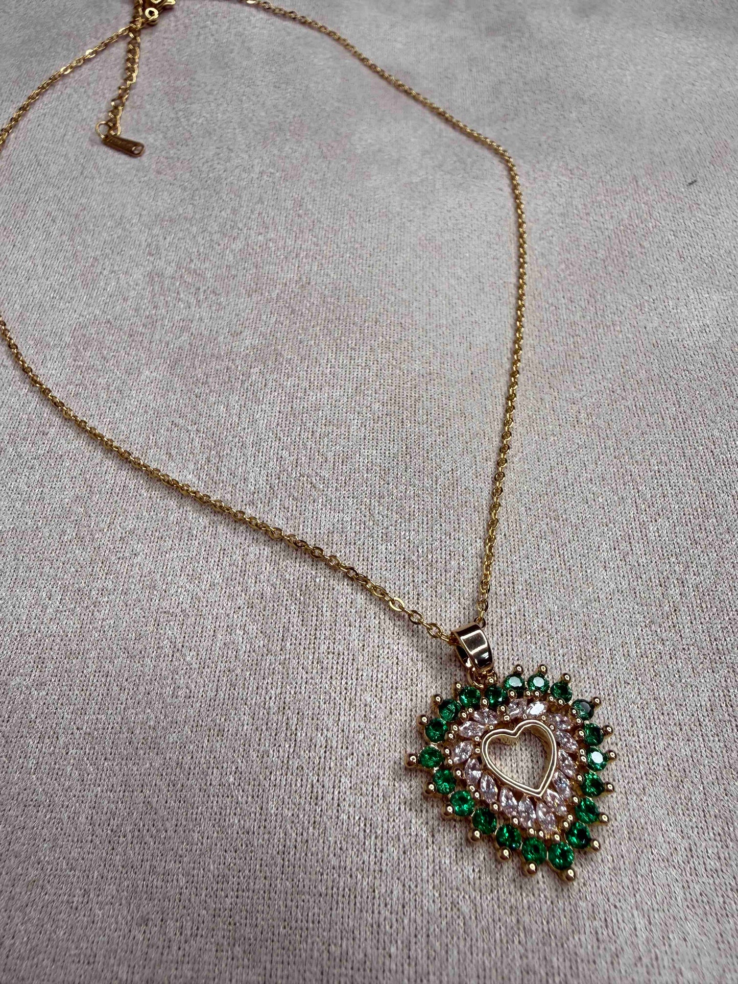 Heart Bloom Green