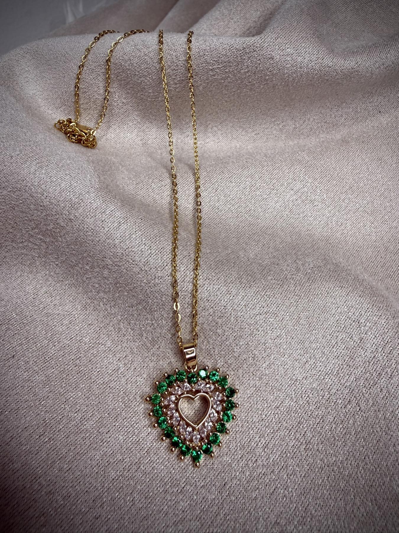 Heart Bloom Green