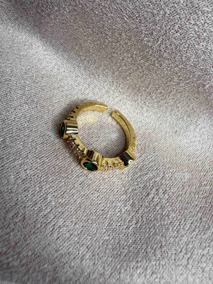 Emerald Glow Ring