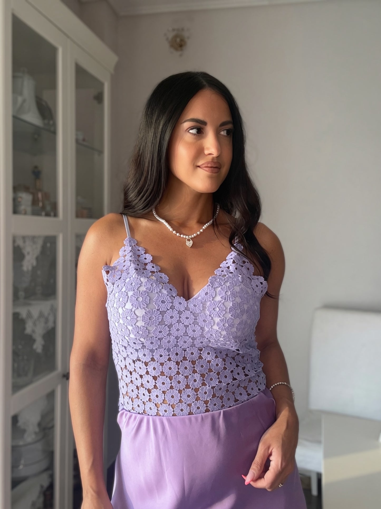 Lace Lila top