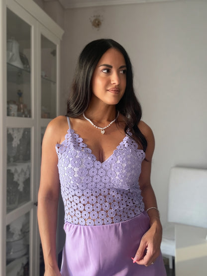 Lace Lila top