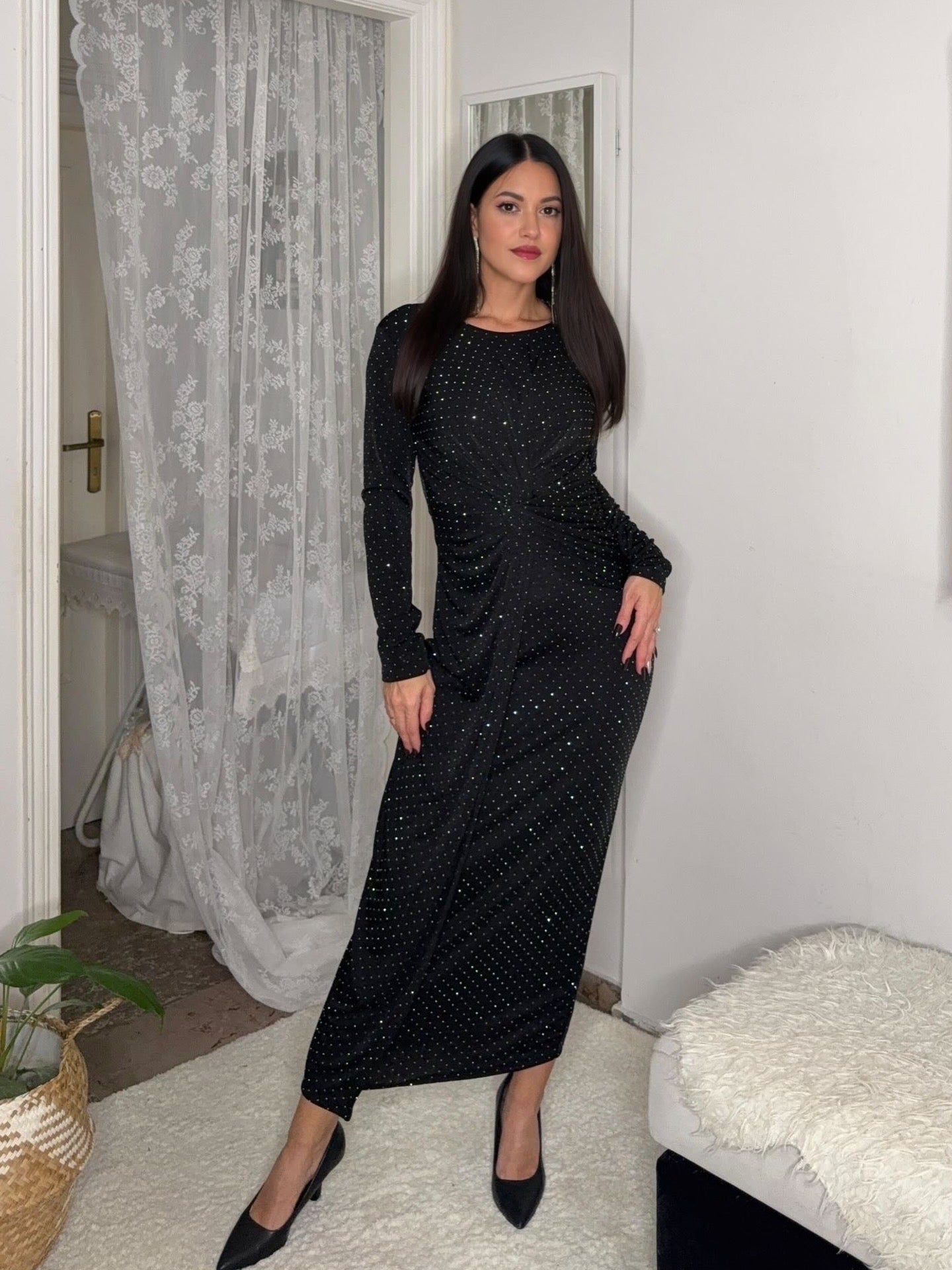 Lunaria Dress μαύρο