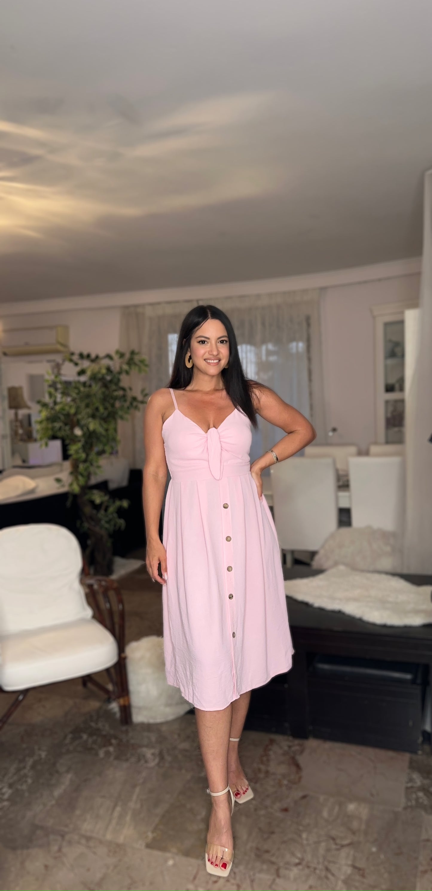 Pink Rosalie Dress