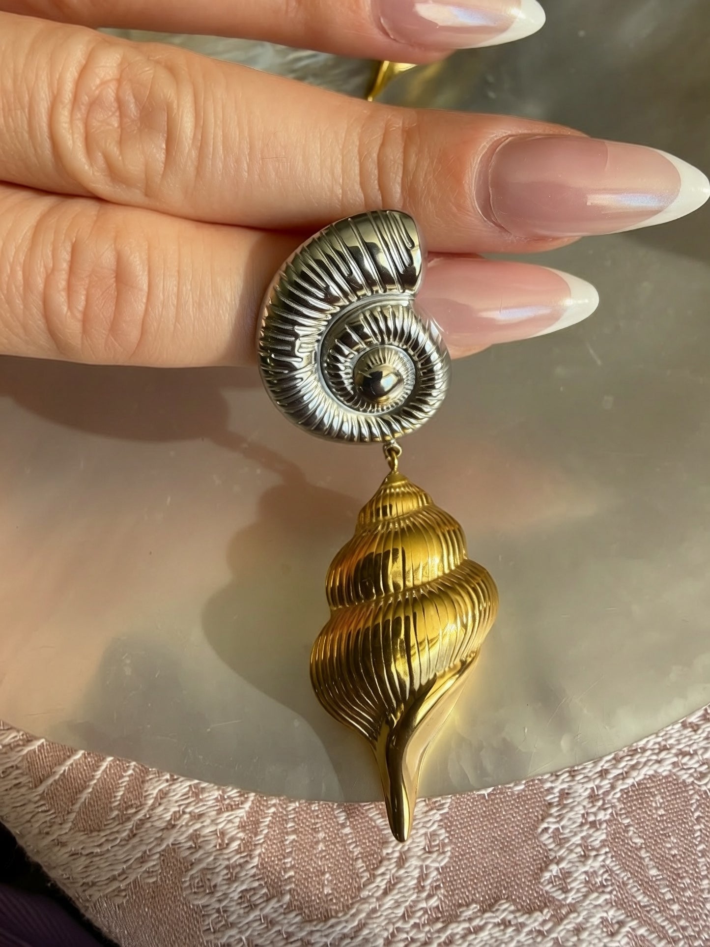 Nautilus Earrings
