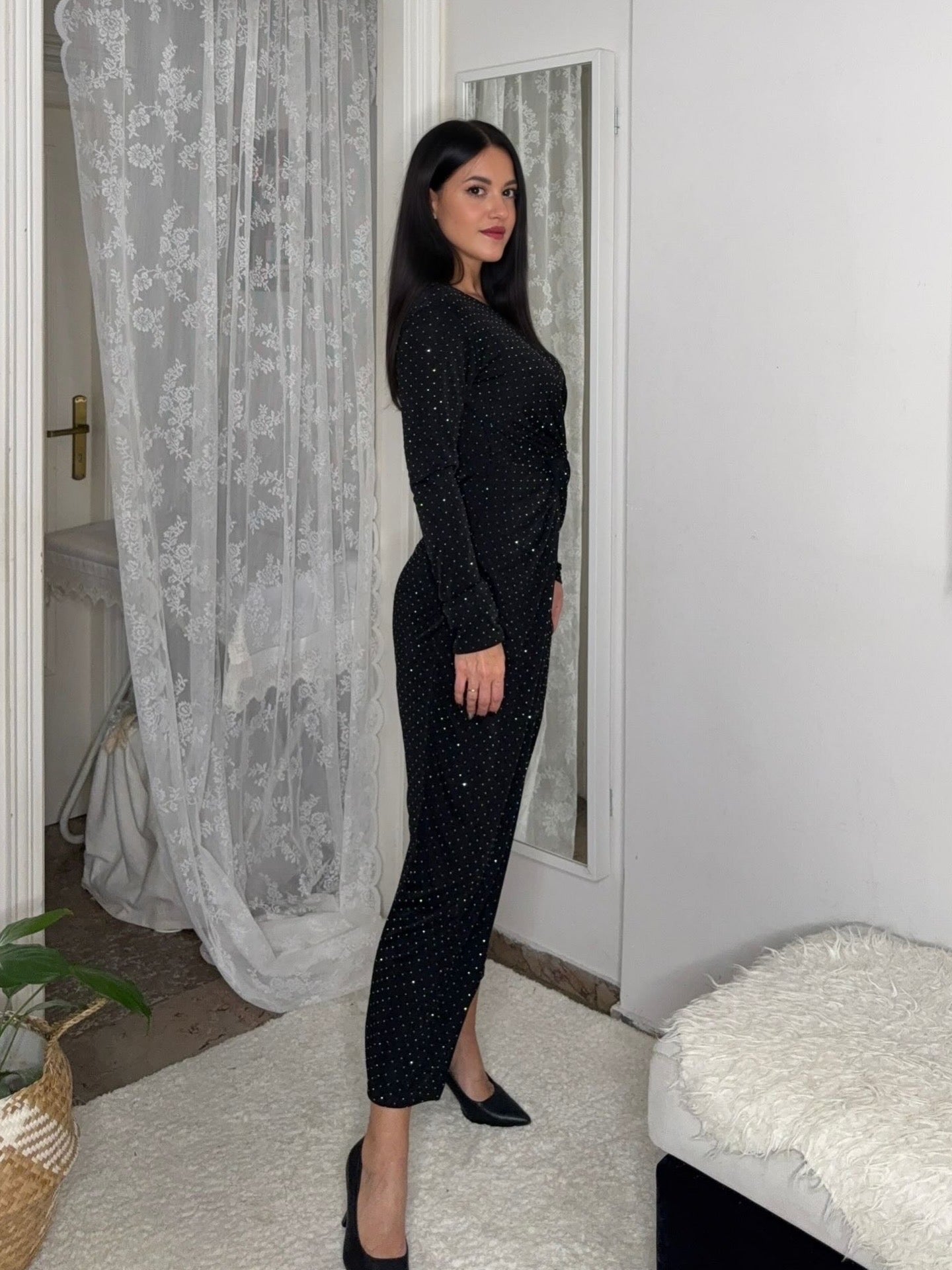 Lunaria Dress μαύρο