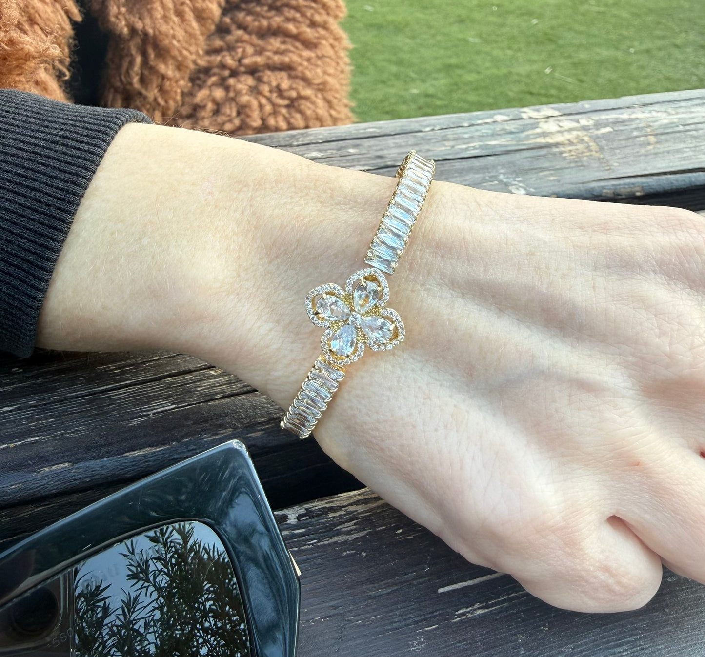 Crystal Bracelet | Χρυσό |