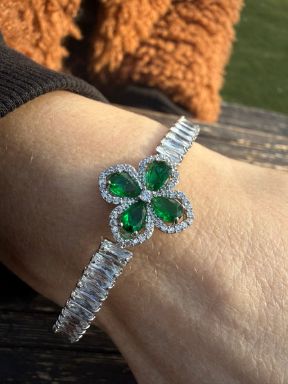 Crystal Bracelet | Χρυσό Σμαραγδί |