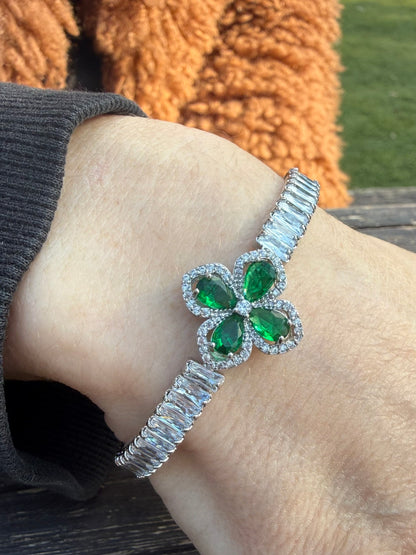 Crystal Bracelet | Χρυσό Σμαραγδί |